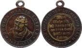 Reformation Tragbare Bronzemedaille 400. Geburtstag von Martin Luther 1883. -