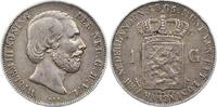 Niederlande-Königreich Gulden Wilhelm III. 1849-1890. -