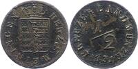 Sachsen-Meiningen 1/2 Kreuzer Bernhard Erich Freund 1803-1866. -