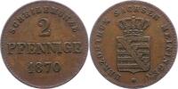Sachsen-Meiningen Pfennig Georg II. 1866-1914. -