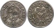 Salzburg Batzen zu 4 Kreuzer Franz Anton von Harrach 1709-1727. -