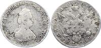 Russland 1/4 Rubel oder Polupoltinnik Katharina II. 1762-1796. -
