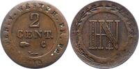 Westfalen, Königreich 2 Centimes Hieronymus Napoleon 1807-1813. -