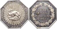 Frankreich Silbermedaille Napoleon III. 1852-1870. -