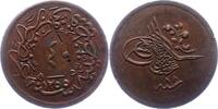 Türkei 40 Para Abdul Mejid 1839-1861. -