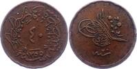 Türkei 40 Para Abdul Mejid 1839-1861. -