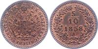 Haus Habsburg 5/10 Kreuzer Franz Joseph I. 1848-1916. -