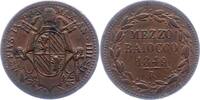 Italien-Kirchenstaat Vatikan 1/2 Baiocco Pio IX. 1846-1878. -