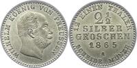 Brandenburg-Preußen 2 1/2 Silbergroschen Wilhelm I. 1861-1888. -