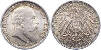 Baden 2 Mark Friedrich I. 1856-1907. -