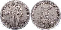 Braunschweig-Calenberg-Hannover 1/3 Taler Feinsilber Ernst August 1679-1698. -