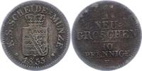Sachsen-Albertinische Linie Neugroschen Johann 1854-1873. -