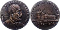 Medicina in nummis Bronzemedaille Obalinski, Alfred *1843 Brezany, Ukraine, +1898 in Krakau, Polen., Doktor der Chirurgie, Orthopädie und Augenheilkunde. -