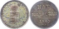 Haus Habsburg 6 Kreuzer Franz Joseph I. 1848-1916. -