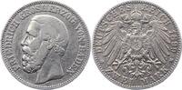 Baden 2 Mark Friedrich I. 1856-1907. -