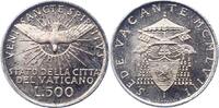 Italien-Kirchenstaat Vatikan 500 Lire Sedisvakanz 1958. -