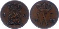 Niederlande-Königreich 1 Cent Wilhelm III. 1849-1890. -