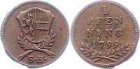 Salzburg Pfennig Hieronymus Graf Colloredo 1772-1803. -