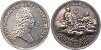 Braunschweig-Wolfenbüttel Silbermedaille Anton Ulrich, allein 1704-1714. -