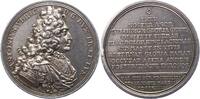 Braunschweig-Wolfenbüttel Silbermedaille Anton Ulrich, allein 1704-1714. -