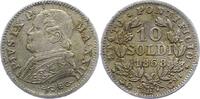 Italien-Kirchenstaat Vatikan 10 Soldi Pio IX. 1846-1878. -