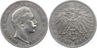 Preußen 5 Mark Wilhelm II. 1888-1918. -