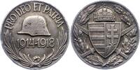 Haus Habsburg Versilberte Bronzemedaille Karl 1916-1918.. -