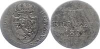 Nassau Wilhelm 1816-1839. 3 Kreuzer 1822 Schön