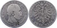 Preußen 2 Mark Wilhelm I. 1861-1888. -