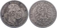 Preußen 5 Mark Wilhelm I. 1861-1888. -