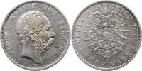 Sachsen 5 Mark Albert 1873-1902. -