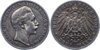 Preußen 3 Mark Wilhelm II. 1888-1918. -