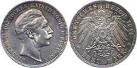 Preußen 3 Mark Wilhelm II. 1888-1918. -