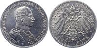 Preußen 3 Mark Wilhelm II. 1888-1918. -