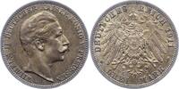 Preußen 3 Mark Wilhelm II. 1888-1918. -