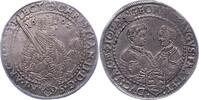 Sachsen-Albertinische Linie Christian II., Johann Georg I. und August 1601-1611. 1/2 Taler 1602  HB Schöne Patina. Winz. Stempelfehler, sehr schön +