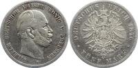 Preußen 5 Mark Wilhelm I. 1861-1888. -