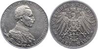 Preußen 3 Mark Wilhelm II. 1888-1918. -