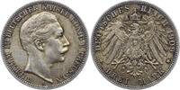Preußen 3 Mark Wilhelm II. 1888-1918. -