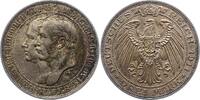 Preußen 3 Mark Wilhelm II. 1888-1918. -