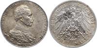 Preußen 3 Mark Wilhelm II. 1888-1918. -