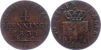 Brandenburg-Preußen 4 Pfennig Friedrich Wilhelm III. 1797-1840. -