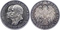Preußen 3 Mark Wilhelm II. 1888-1918. -