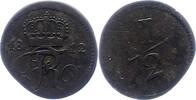 Württemberg 1/2 Kreuzer Friedrich I. 1806-1816. -