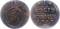Brandenburg-Preußen Friedrich Wilhelm II. 1786-1797. Schilling 1797  B Winz. Schrötlingsfehler, sehr schön
