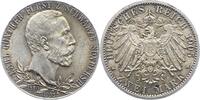 2 Mark 1905 Schwarzburg-Sondershausen Karl Günther 1880-1909. Schöne Patina. Vorzüglich +