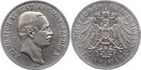 Sachsen 5 Mark Friedrich August III. 1904-1918. -