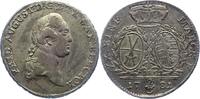 Sachsen-Albertinische Linie 2/3 Taler 1781 Friedrich August III. 1763-1806. Justiert, VF-EF