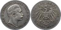 Preußen Wilhelm II. 1888-1918. 5 Mark 1903  A Winz. Randfehler, sehr schön