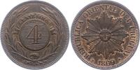 4 Centismos 1869  A Uruguay Republik seit 1830. Vorzüglich - Stempelglanz